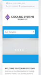 Mobile Screenshot of coolingsystemsintl.com